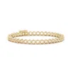 Angara Open Hexagon Link Bracelet In Yellow Gold