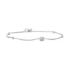 Angara Oval Diamond Station Bracelet With Bezel-set Accents In White Gold/h