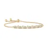 Angara Oval Opal Bolo Bracelet With Pave-set Diamonds In Yellow Gold/milky With High Play Of Colour