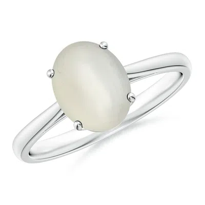 Angara Oval Solitaire Moonstone Cocktail Ring