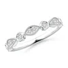 Angara Pave, Bezel Diamond Motifs Wedding Ring In White Gold/h