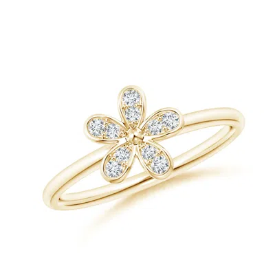 Angara Pave-set Diamond Daisy Ring In Gold