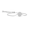 Angara Pave-set Diamond Disc Bolo Bracelet In White Gold/h