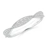 Angara Pave-set Diamond Marquise Wedding Ring With Milgrain In Platinum/h