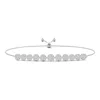 Angara Pressure-set Round Diamond Bolo Style Bracelet In White Gold/h