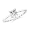 Angara Princess-cut Diamond Reverse Tapered Shank Cathedral Engagement Ring In White Gold/h