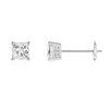 Angara Princess-cut Diamond Solitaire Stud Earrings In White Gold/h