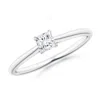 Angara Princess-cut Diamond Tapered Cathedral Engagement Ring In Platinum/g