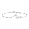 Angara Prong-set Diamond Capital "c" Initial Bracelet In White Gold/h