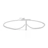 Angara Prong-set Diamond Capital "t" Initial Bracelet In White Gold/g