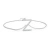Angara Prong-set Diamond Capital "z" Initial Bracelet In White Gold/g