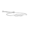 Angara Prong-set Diamond Infinity Bolo Bracelet In White Gold/g