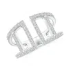 Angara Prong-set Diamond Open Cuff Ring In White Gold/h