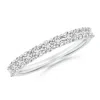 Angara Prong-set Round Diamond Half Eternity Wedding Ring In White Gold/h