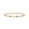 Angara Prong-set Ruby Station Bracelet In Yellow Gold/deep Rich Red