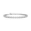 Angara Round Diamond Tennis Link Bracelet In White Gold/h