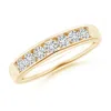 Angara Seven Stone Channel-set Diamond Wedding Ring In Yellow Gold/h
