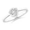 Angara Solitaire Diamond Floral Ring In White Gold/h