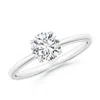 Angara Solitaire Round Diamond Classic Engagement Ring In White Gold/h