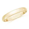 Angara Standard Comfort Fit Sleek Wedding Band In Yellow Gold