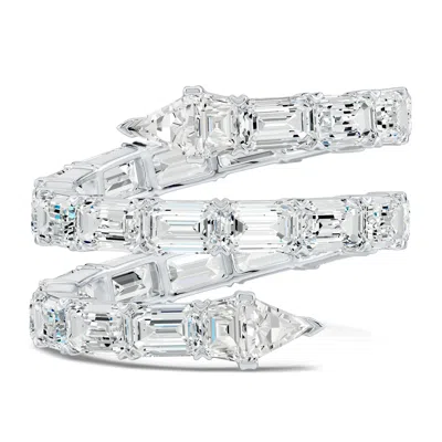 ANGARA The Davis Standard Snake Diamond Ring