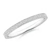 Angara Trio Pave Diamond Eternity Wedding Ring In White Gold/h