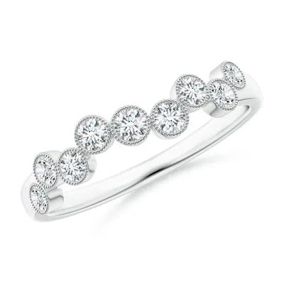 Angara Vintage Inspired Bezel-set Diamond Fashion Ring In White