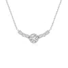 Angara Vintage Inspired Diamond Curved Bar Pendant In White Gold/h