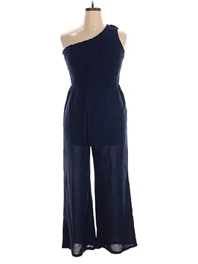 Pre-owned Angashion Jumpsuit In Blue