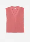 Ange Women's Lesuzy Knit Tunic In Coral In Pink