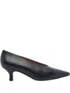 Angel Alarcon 55mm Pointed-toe Leather Pumps In Black
