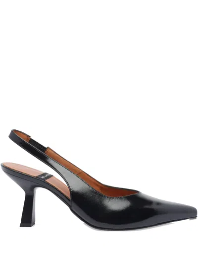 Angel Alarcon 75mm Egidio Heeled Pumps In Black