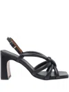 Angel Alarcon 75mm Sophie Leather Heeled Sandals