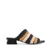 Angel Alarcon Blandine Sandal Woven With Low Block Heel