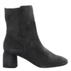 Angel Alarcon 65mm Leather Boots In Gray