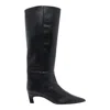 Angel Alarcon 50mm Pointed-toe Leather Boots In Black