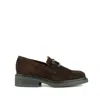 Angel Alarcon Brown Suede Loafer In Brown