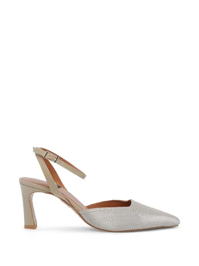 Angel Alarcon Greta Buckle-fastening Pumps In Gray