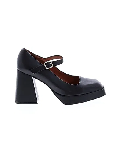 Pre-owned Angel Alarcon Heels In Black