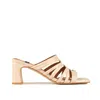 ANGEL ALARCON ANGEL ALARCON JEANNE SHINY LEATHER HEELED SANDAL