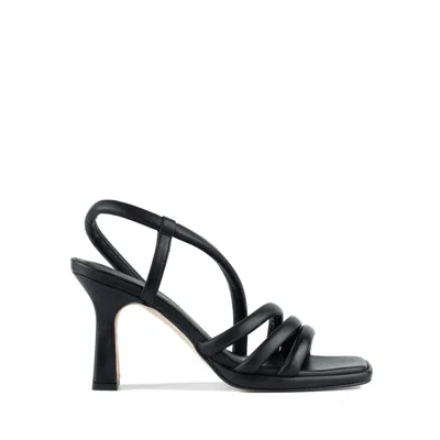 Angel Alarcon Laure Heeled Sandal With Tubular Straps And Mini Leather Platform