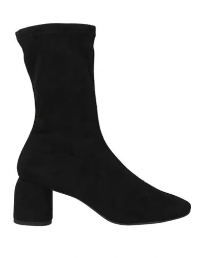 Angel Alarcon Ángel Alarcón Woman Ankle Boots Black Size 6 Textile Fibers