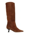 Angel Alarcon Ángel Alarcón Woman Boot Camel Size 7 Leather In Neutral