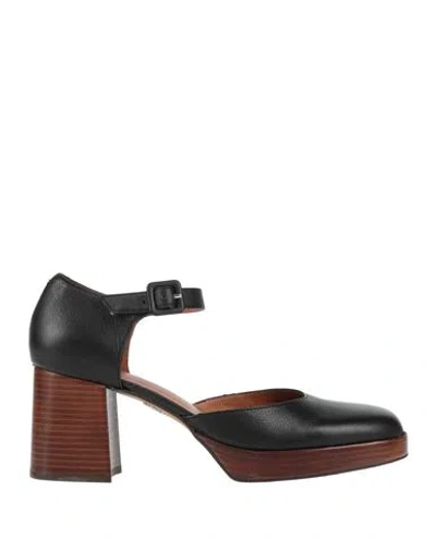 Angel Alarcon Ángel Alarcón Woman Pumps Black Size 9 Leather