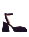 Angel Alarcon Ángel Alarcón Woman Pumps Dark Purple Size 7 Textile Fibers