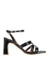 Angel Alarcon Ángel Alarcón Woman Sandals Black Size 8 Leather