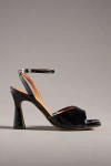 Angel Alarcon Puffy Ankle-strap Heels In Grey