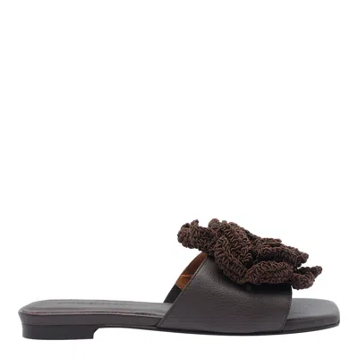 Angel Alarcon Sandals In Brown