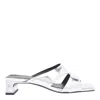 Angel Alarcon 35mm Odesa Sandals In Silver