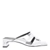 Angel Alarcon 35mm Odesa Sandals In Silver